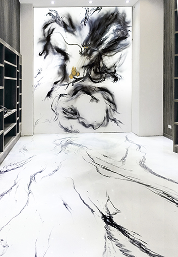 贺新安作品1代表作《水墨之“龙魂”》418cmX308cm 2014年